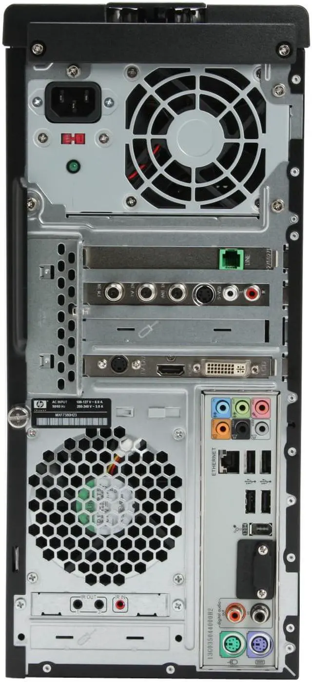 Alt view image 7 of 19 - HP Desktop PC Pavilion M9040N(GN553AA) Intel Core 2 Quad Q6600 3GB DDR2 640GB HDD NVIDIA GeForce 8400 GS Windows Vista Home Premium