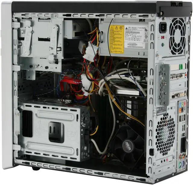 Alt view image 12 of 19 - HP Desktop PC Pavilion M9040N(GN553AA) Intel Core 2 Quad Q6600 3GB DDR2 640GB HDD NVIDIA GeForce 8400 GS Windows Vista Home Premium