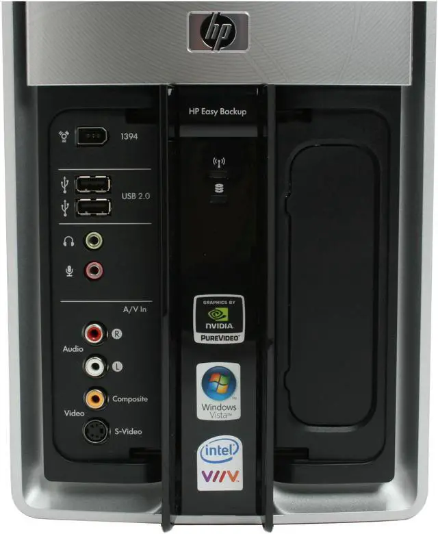 Alt view image 7 of 20 - HP Desktop PC Pavilion M9080N(GQ500AA) Intel Core 2 Quad Q6600 3GB DDR2 1TB HDD NVIDIA GeForce 8800 GTS Windows Vista Ultimate