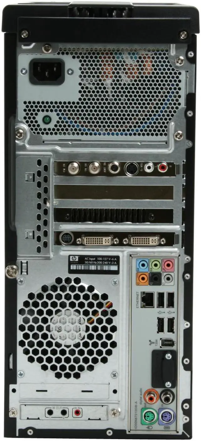 Alt view image 9 of 20 - HP Desktop PC Pavilion M9080N(GQ500AA) Intel Core 2 Quad Q6600 3GB DDR2 1TB HDD NVIDIA GeForce 8800 GTS Windows Vista Ultimate