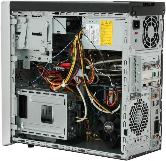 Alt view image 11 of 19 - HP Desktop PC Pavilion M9060N(GN584AA) Intel Core 2 Quad Q6600 3GB DDR2 640GB HDD NVIDIA GeForce 8500 GT Windows Vista Home Premium