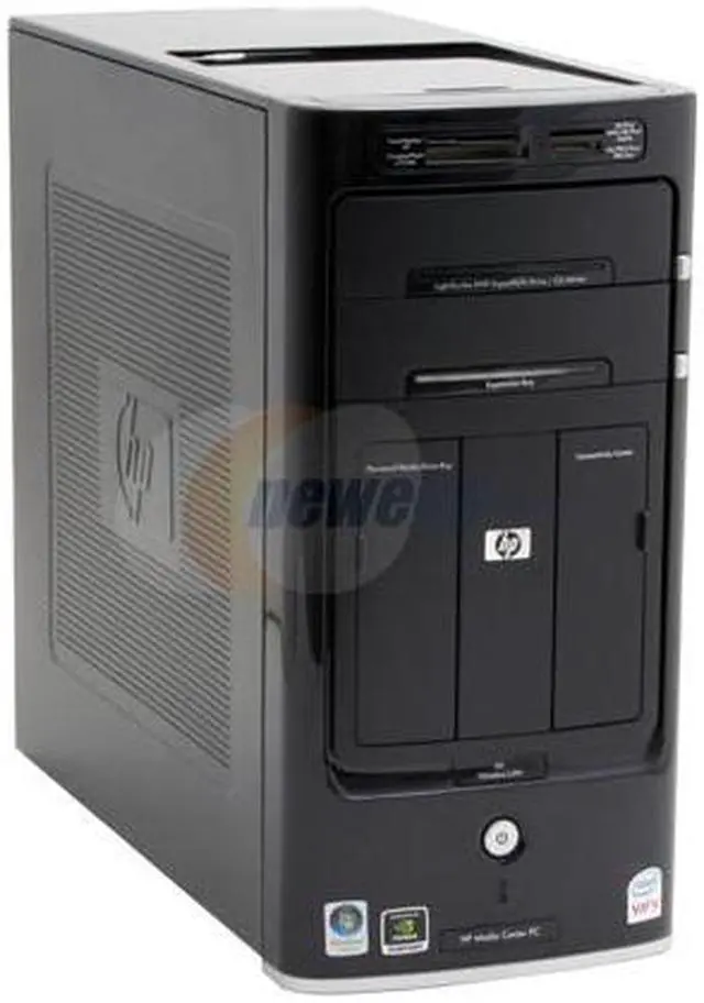Alt view image 2 of 19 - HP Desktop PC Pavilion M8120N(GC674AAR) Intel Core 2 Quad Q6600 3GB DDR2 640GB HDD NVIDIA GeForce 7350LE Windows Vista Home Premium
