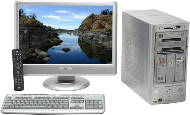 Main image of HP Desktop PC Pavilion M7657C-B(RC641AA) Intel Core 2 Duo E6300 2GB DDR2 320GB HDD NVIDIA GeForce 7500LE Windows XP Media Center