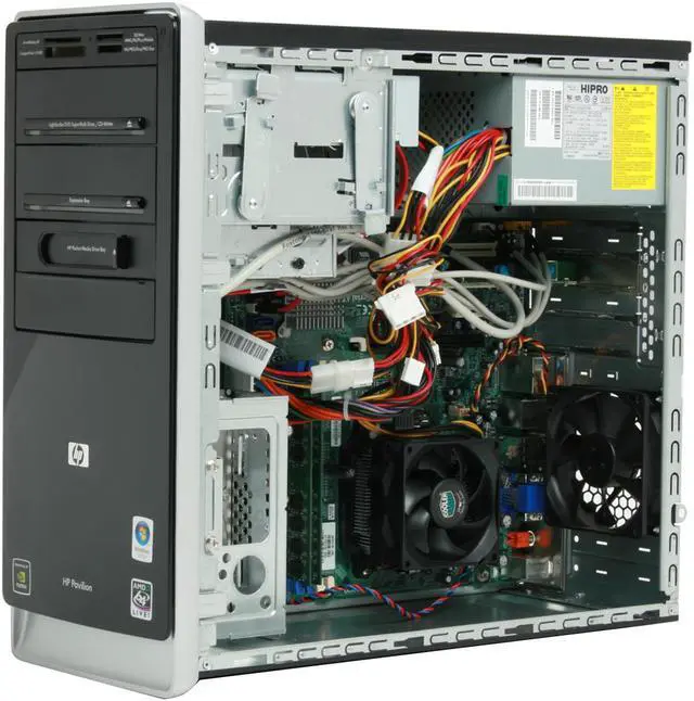 Alt view image 9 of 13 - HP Desktop PC Pavilion A6114X(GM367AAR) 4000+ 2GB DDR2 320GB HDD NVIDIA GeForce 6150 SE Windows Vista Home Premium