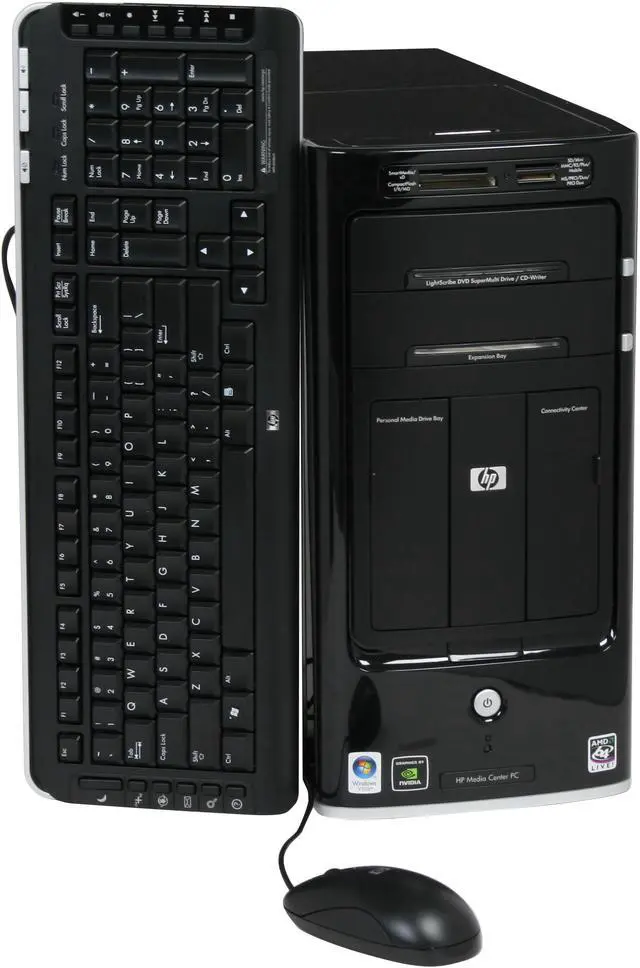 Main image of HP Desktop PC Pavilion M8330F(GX612AA) AMD Phenom X4 9500 3GB DDR2 640GB HDD NVIDIA GeForce 8500 GT Windows Vista Home Premium