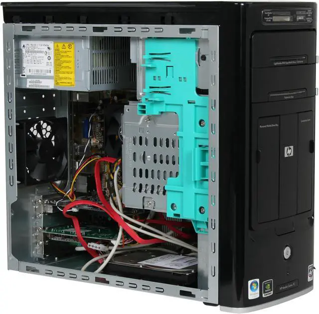 Alt view image 11 of 11 - HP Desktop PC Pavilion M8330F(GX612AA) AMD Phenom X4 9500 3GB DDR2 640GB HDD NVIDIA GeForce 8500 GT Windows Vista Home Premium