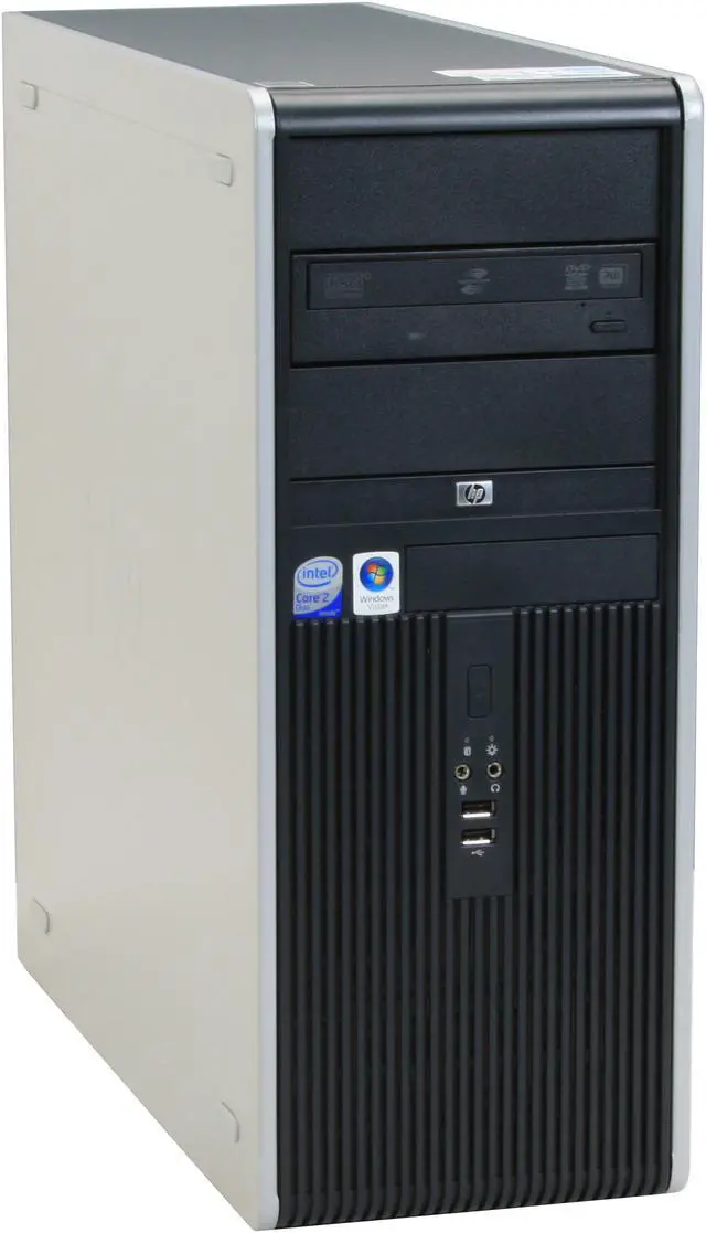 Alt view image 2 of 19 - HP Compaq Desktop PC dc7800(RU015UT#ABA) Intel Core 2 Duo E6750 2GB DDR2 160GB HDD Intel GMA 3100 Windows Vista Business