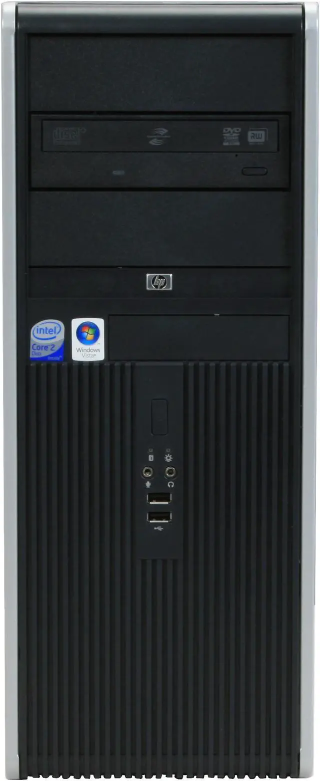 Alt view image 3 of 19 - HP Compaq Desktop PC dc7800(RU015UT#ABA) Intel Core 2 Duo E6750 2GB DDR2 160GB HDD Intel GMA 3100 Windows Vista Business