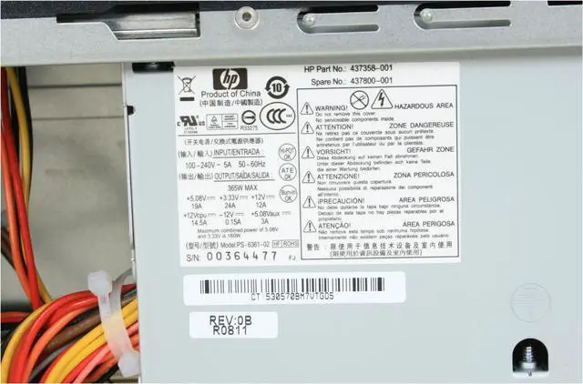 Alt view image 11 of 19 - HP Compaq Desktop PC dc7800(RU015UT#ABA) Intel Core 2 Duo E6750 2GB DDR2 160GB HDD Intel GMA 3100 Windows Vista Business