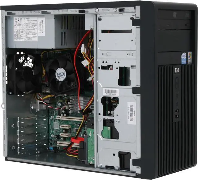 Alt view image 9 of 12 - HP Compaq Desktop PC dx2300(KA394UT#ABA) Intel Pentium E2140 512MB DDR2 80GB HDD Intel GMA 3000 Windows XP Professional