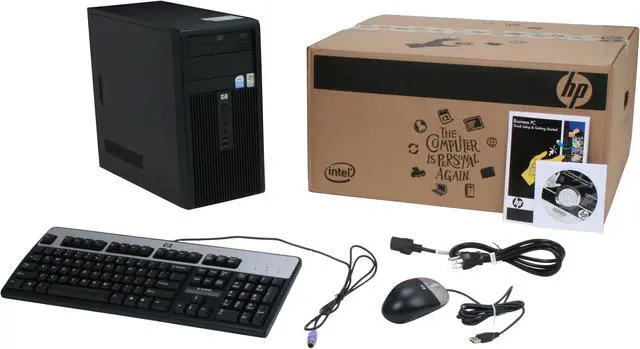 Alt view image 12 of 12 - HP Compaq Desktop PC dx2300(KA394UT#ABA) Intel Pentium E2140 512MB DDR2 80GB HDD Intel GMA 3000 Windows XP Professional
