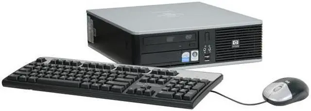 Main image of HP Compaq Desktop PC dc5800(KA419UT) Intel Pentium E2200 1GB DDR2 80GB HDD Intel GMA 3100 Windows Vista Business