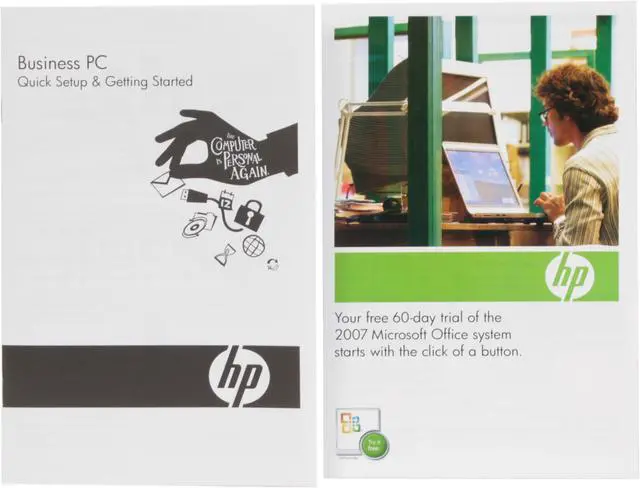 Alt view image 11 of 13 - HP Compaq Desktop PC dc5800(KA419UT) Intel Pentium E2200 1GB DDR2 80GB HDD Intel GMA 3100 Windows Vista Business