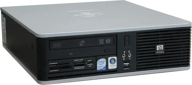 Alt view image 2 of 15 - HP Compaq Desktop PC dc5800(KA427UT) Intel Core 2 Quad Q6600 4GB DDR2 250GB HDD Intel GMA 3100 Windows Vista Ultimate