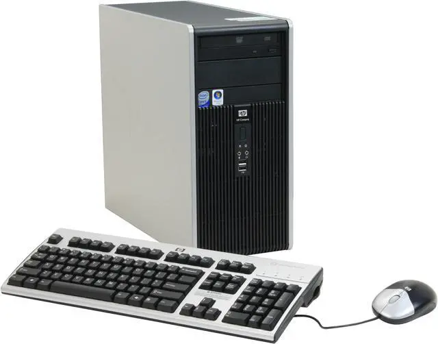 Main image of HP Compaq Desktop PC dc5800(KA433UT) Intel Core 2 Duo E6550 2GB DDR2 80GB HDD Intel GMA 3100 Windows Vista Business / XP Professional downgrade