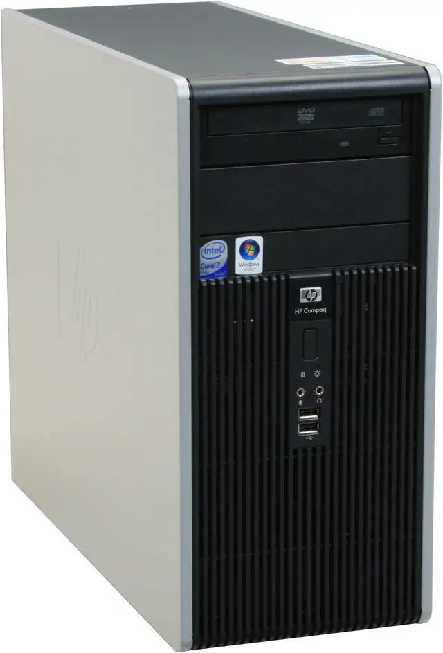 Alt view image 2 of 19 - HP Compaq Desktop PC dc5800(KA433UT) Intel Core 2 Duo E6550 2GB DDR2 80GB HDD Intel GMA 3100 Windows Vista Business / XP Professional downgrade