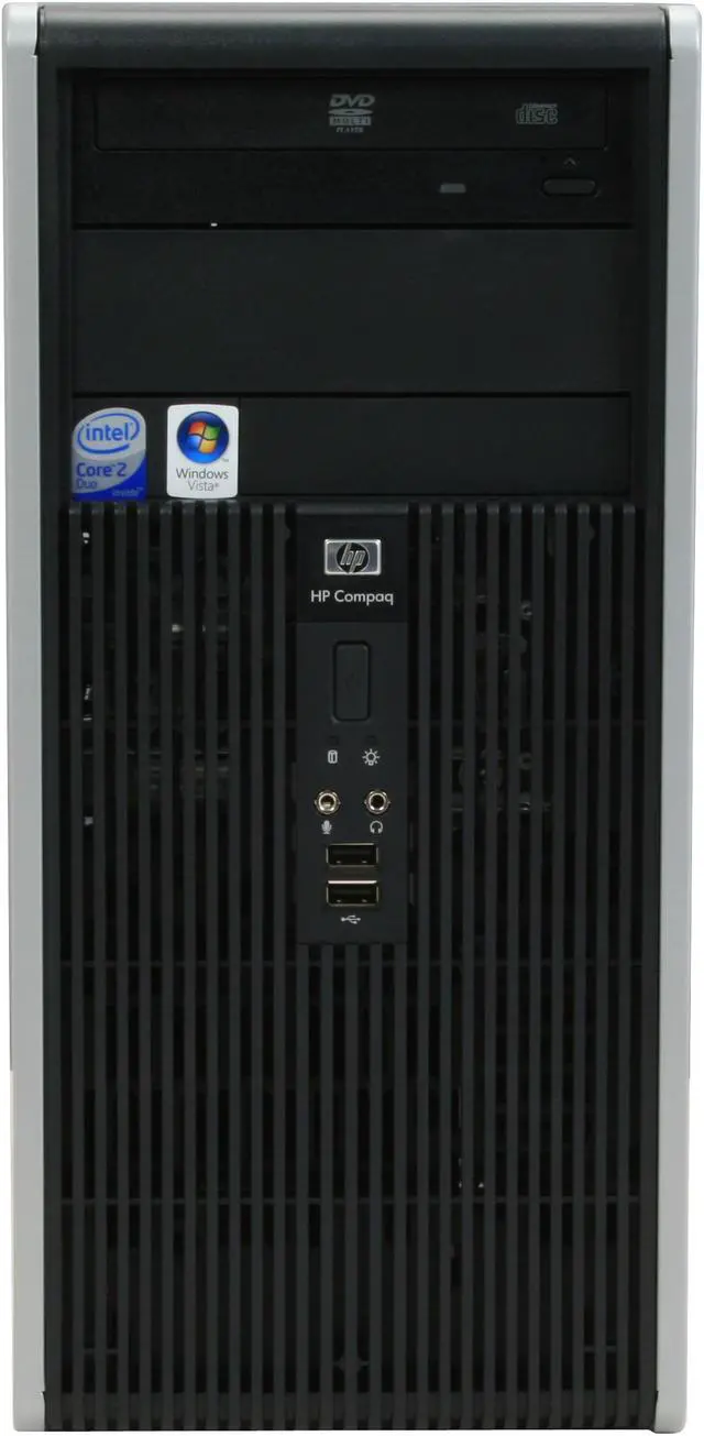 Alt view image 3 of 19 - HP Compaq Desktop PC dc5800(KA433UT) Intel Core 2 Duo E6550 2GB DDR2 80GB HDD Intel GMA 3100 Windows Vista Business / XP Professional downgrade