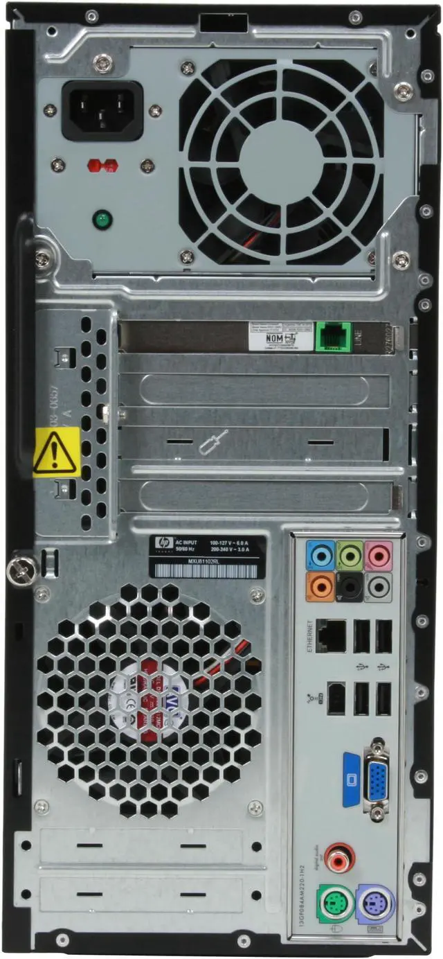 Alt view image 11 of 12 - HP Desktop PC Pavilion A6430F(KJ378AA) AMD Phenom X3 8400 3GB DDR2 640GB HDD NVIDIA GeForce 6150 SE Windows Vista Home Premium