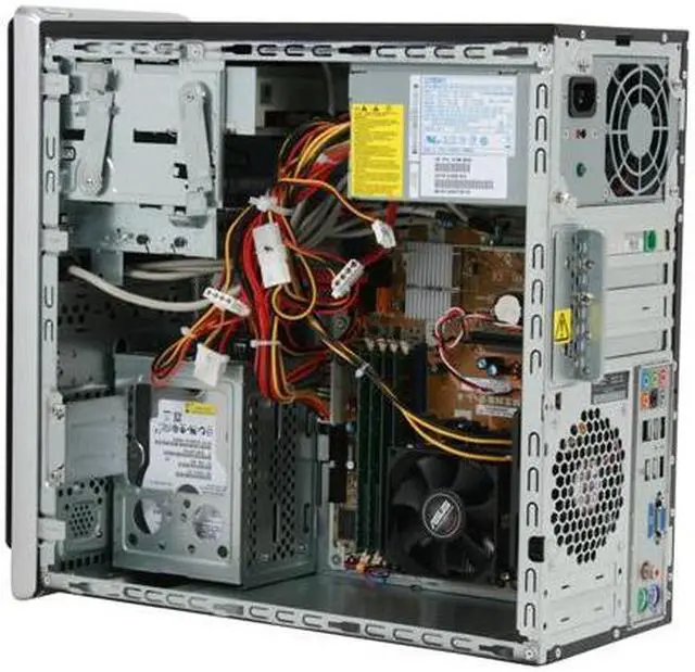 Alt view image 7 of 12 - HP Desktop PC Pavilion A6430F(KJ378AA) AMD Phenom X3 8400 3GB DDR2 640GB HDD NVIDIA GeForce 6150 SE Windows Vista Home Premium