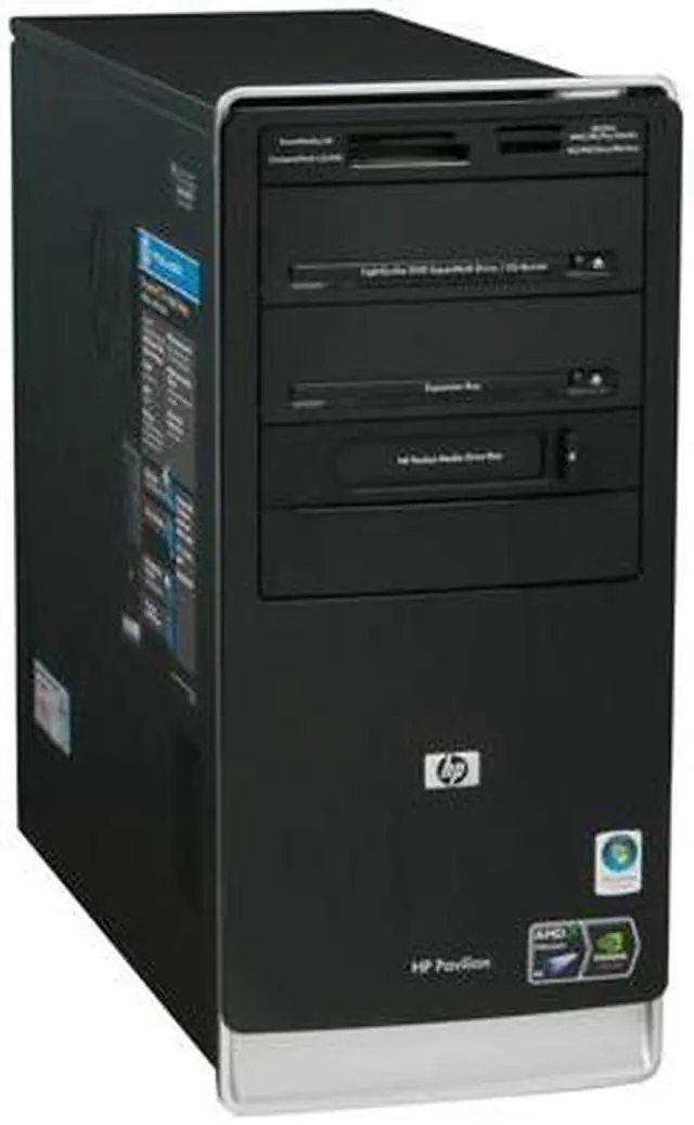 Alt view image 2 of 12 - HP Desktop PC Pavilion A6430F(KJ378AA) AMD Phenom X3 8400 3GB DDR2 640GB HDD NVIDIA GeForce 6150 SE Windows Vista Home Premium