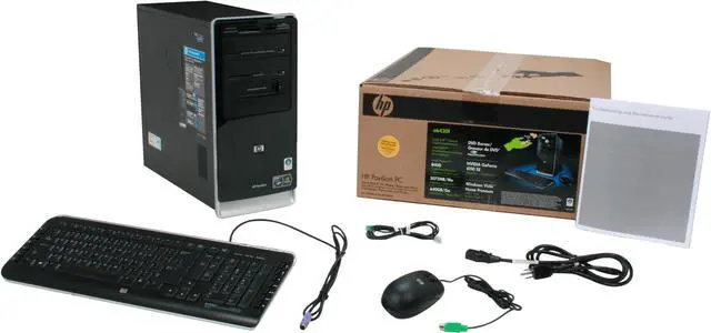 Alt view image 12 of 12 - HP Desktop PC Pavilion A6430F(KJ378AA) AMD Phenom X3 8400 3GB DDR2 640GB HDD NVIDIA GeForce 6150 SE Windows Vista Home Premium