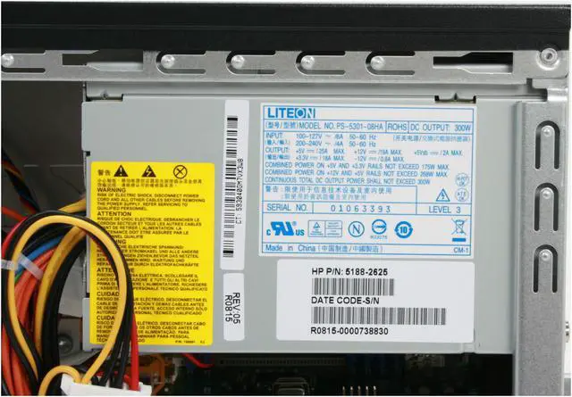 Alt view image 12 of 19 - HP Compaq Desktop PC dx2400(KA538UT#ABA) Intel Pentium E2200 1GB DDR2 80GB HDD Intel GMA 3100 Windows Vista Business / XP Professional downgrade