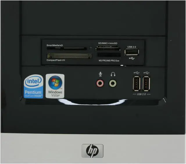 Alt view image 5 of 19 - HP Compaq Desktop PC dx2400(KA538UT#ABA) Intel Pentium E2200 1GB DDR2 80GB HDD Intel GMA 3100 Windows Vista Business / XP Professional downgrade