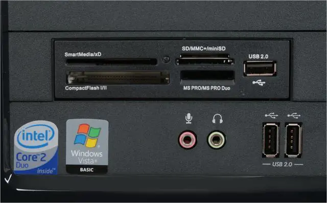 Alt view image 5 of 19 - HP Compaq Desktop PC dx2400(KA539UT#ABA) Intel Core 2 Duo E8200 2GB DDR2 250GB HDD Intel GMA 3100 Windows Vista Home Basic