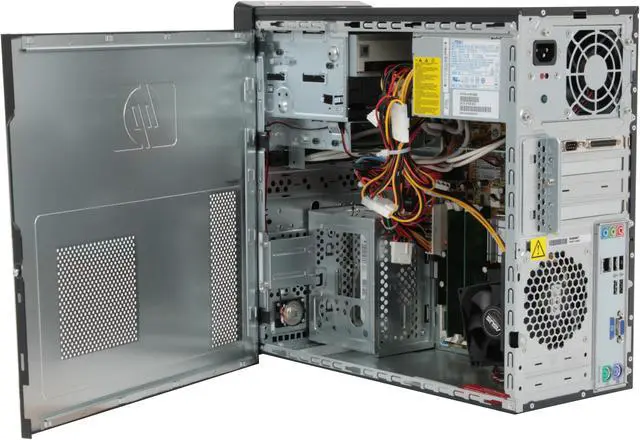 Alt view image 7 of 19 - HP Compaq Desktop PC dx2400(KA539UT#ABA) Intel Core 2 Duo E8200 2GB DDR2 250GB HDD Intel GMA 3100 Windows Vista Home Basic