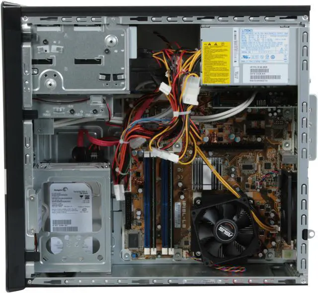 Alt view image 9 of 19 - HP Compaq Desktop PC dx2400(KA539UT#ABA) Intel Core 2 Duo E8200 2GB DDR2 250GB HDD Intel GMA 3100 Windows Vista Home Basic