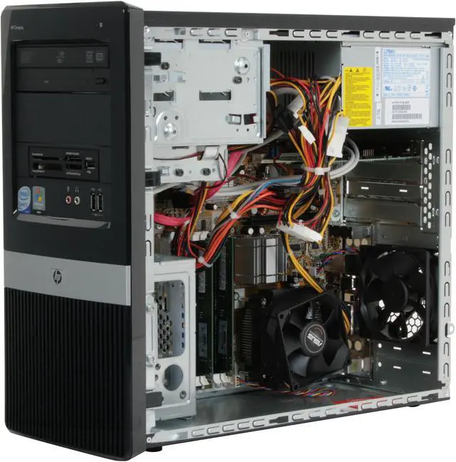 Alt view image 12 of 19 - HP Compaq Desktop PC dx2400(KA539UT#ABA) Intel Core 2 Duo E8200 2GB DDR2 250GB HDD Intel GMA 3100 Windows Vista Home Basic