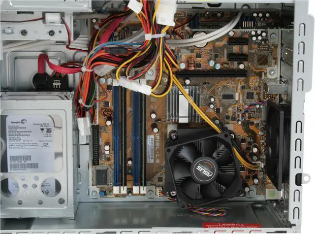 Alt view image 10 of 19 - HP Compaq Desktop PC dx2400(KA539UT#ABA) Intel Core 2 Duo E8200 2GB DDR2 250GB HDD Intel GMA 3100 Windows Vista Home Basic