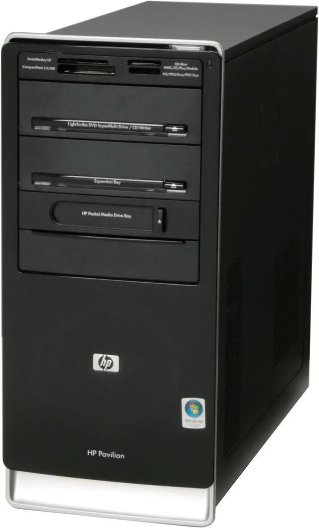 Alt view image 4 of 12 - HP Desktop PC Pavilion A6257C(GN709AAR) Intel Core 2 Duo E4500 2GB DDR2 320GB HDD Intel GMA 950 Windows Vista Home Premium