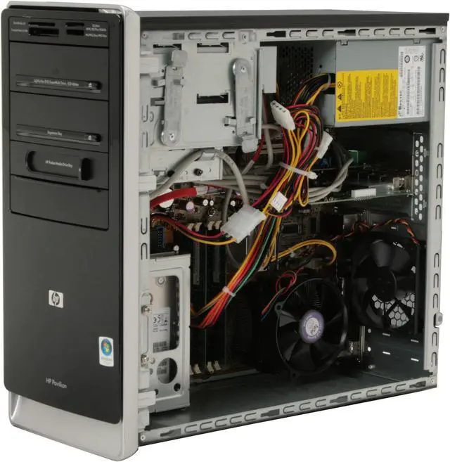 Alt view image 9 of 12 - HP Desktop PC Pavilion A6257C(GN709AAR) Intel Core 2 Duo E4500 2GB DDR2 320GB HDD Intel GMA 950 Windows Vista Home Premium