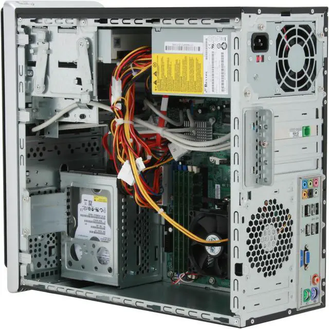 Alt view image 7 of 12 - HP Desktop PC Pavilion A6347C(KE620AAR) 5600+ 4GB DDR2 640GB HDD NVIDIA GeForce 6150 SE Windows Vista Home Premium 64-bit