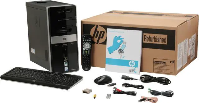 Alt view image 13 of 13 - HP Desktop PC Pavilion Elite M9150F(KC880AAR) Intel Core 2 Quad Q6600 3GB DDR2 720GB HDD NVIDIA GeForce 8500 GT Windows Vista Home Premium