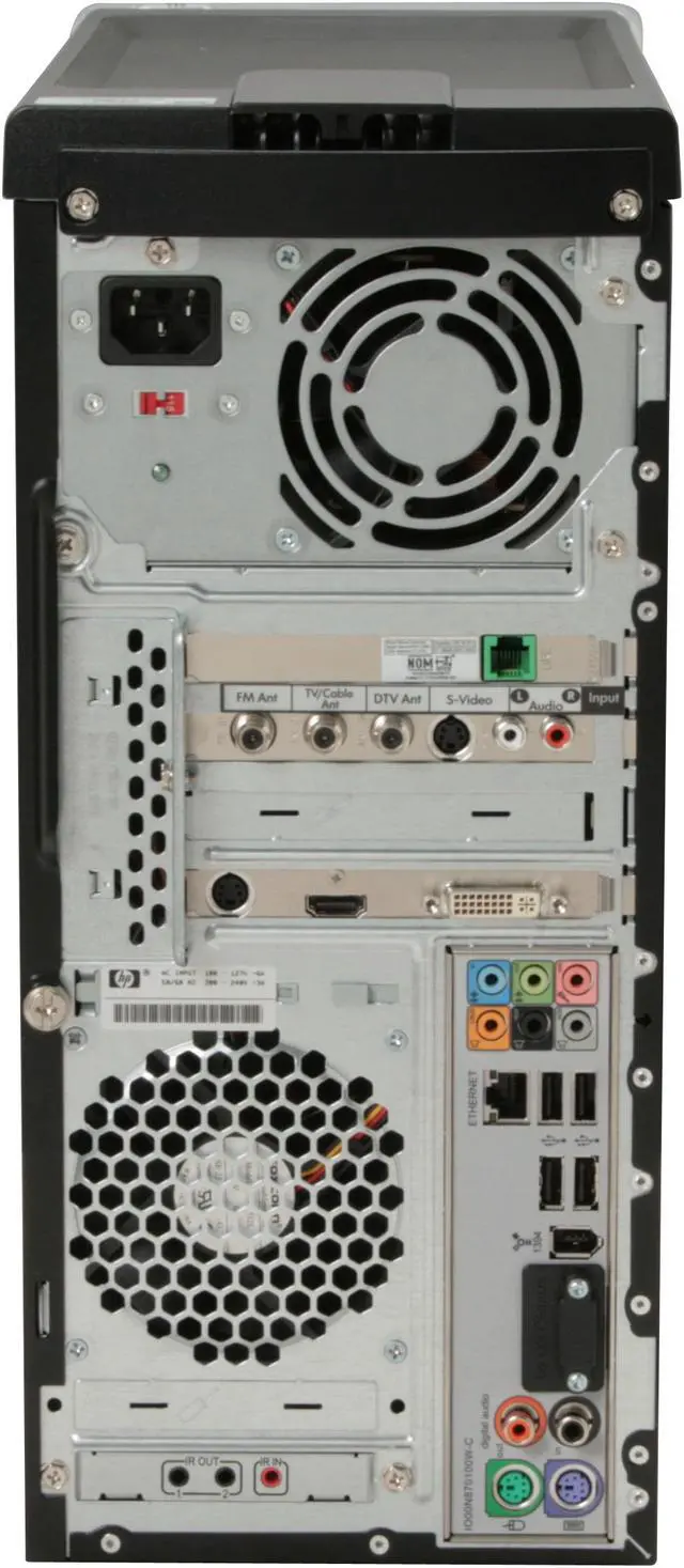 Alt view image 12 of 13 - HP Desktop PC Pavilion Elite M9150F(KC880AAR) Intel Core 2 Quad Q6600 3GB DDR2 720GB HDD NVIDIA GeForce 8500 GT Windows Vista Home Premium