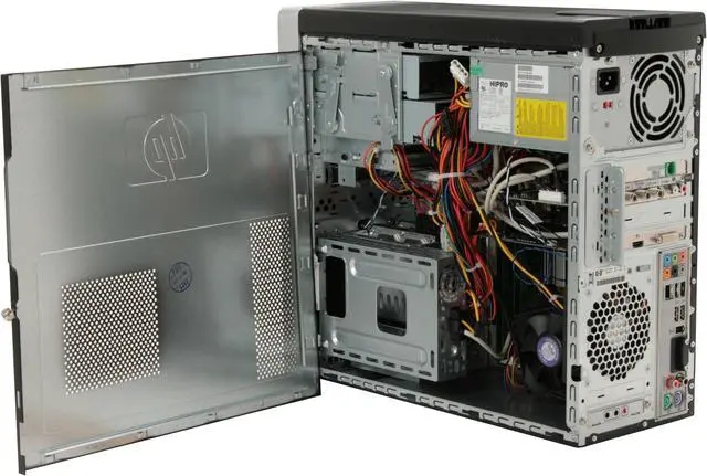 Alt view image 7 of 13 - HP Desktop PC Pavilion Elite M9150F(KC880AAR) Intel Core 2 Quad Q6600 3GB DDR2 720GB HDD NVIDIA GeForce 8500 GT Windows Vista Home Premium