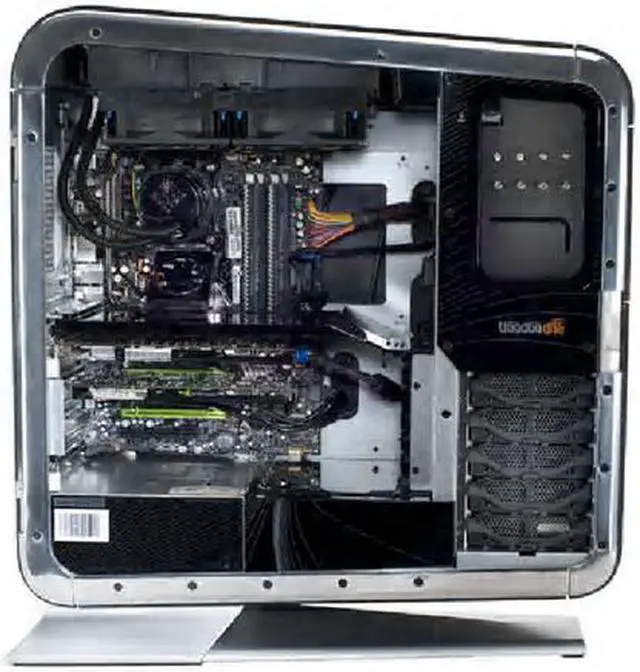 Alt view image 3 of 15 - HP Desktop PC Blackbird 002 BB5140rp(GM333AA#ABA) Intel Core 2 Quad Q9450 4GB DDR2 500GB HDD Dual NVIDIA GeForce 9800 GT Windows Vista Home Premium 64-bit