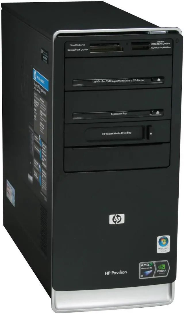 HP Desktop PC Pavilion A6530F(KQ496AA) AMD Phenom X3 8450