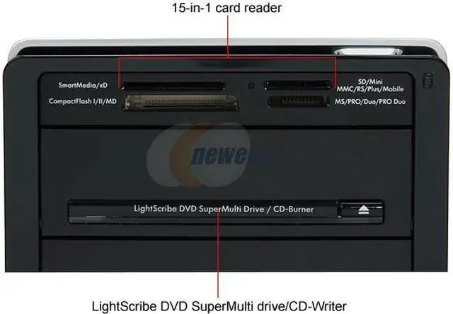 Alt view image 5 of 18 - HP Desktop PC Pavilion A6530F(KQ496AA) AMD Phenom X3 8450 4GB DDR2 640GB HDD NVIDIA GeForce 6150 SE Windows Vista Home Premium 64-bit