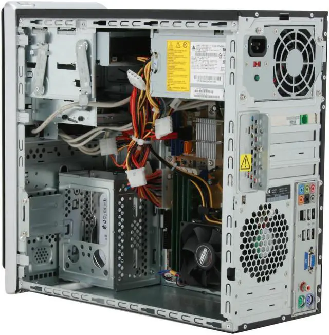 Alt view image 8 of 18 - HP Desktop PC Pavilion A6530F(KQ496AA) AMD Phenom X3 8450 4GB DDR2 640GB HDD NVIDIA GeForce 6150 SE Windows Vista Home Premium 64-bit