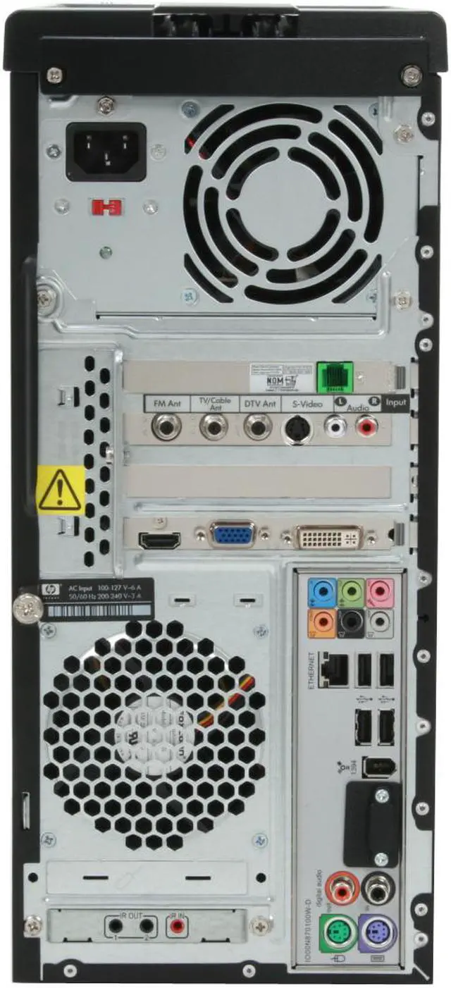 Alt view image 16 of 20 - HP Desktop PC Pavilion Elite M9340F(KQ497AA) Intel Core 2 Quad Q6700 6GB DDR2 750GB HDD NVIDIA GeForce 9500 GS Windows Vista Home Premium 64-bit