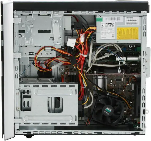 Alt view image 11 of 20 - HP Desktop PC Pavilion Elite M9340F(KQ497AA) Intel Core 2 Quad Q6700 6GB DDR2 750GB HDD NVIDIA GeForce 9500 GS Windows Vista Home Premium 64-bit