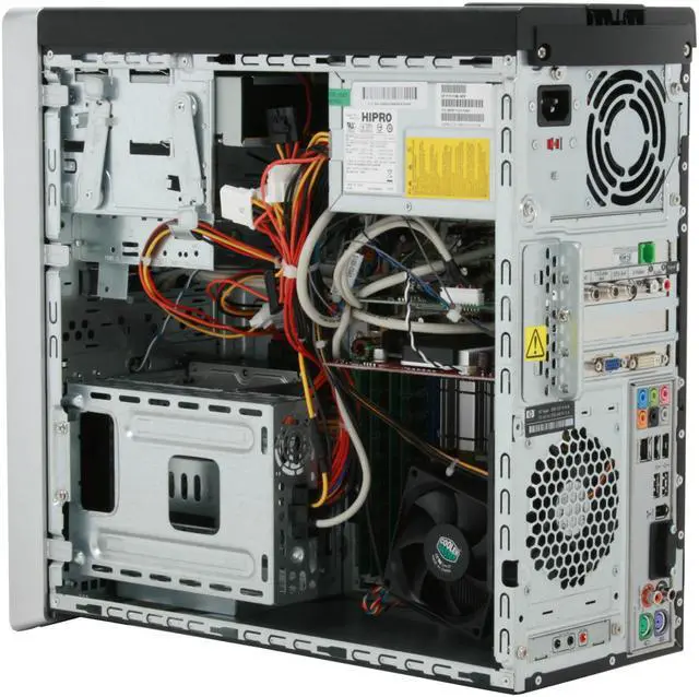 Alt view image 10 of 20 - HP Desktop PC Pavilion Elite M9340F(KQ497AA) Intel Core 2 Quad Q6700 6GB DDR2 750GB HDD NVIDIA GeForce 9500 GS Windows Vista Home Premium 64-bit