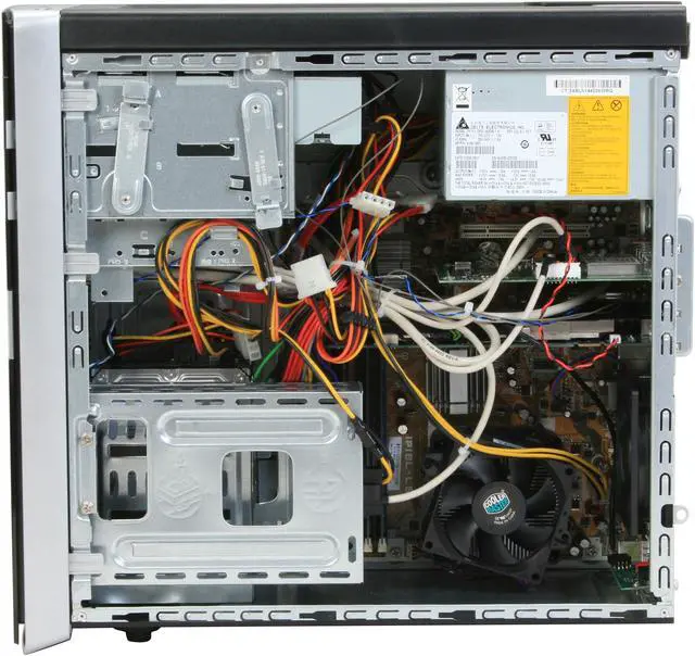 Alt view image 11 of 20 - HP Desktop PC Pavilion Elite M9360F(KQ499AA) Intel Core 2 Quad Q9300 8GB DDR2 1TB HDD NVIDIA GeForce 9800 GT Windows Vista Home Premium 64-bit