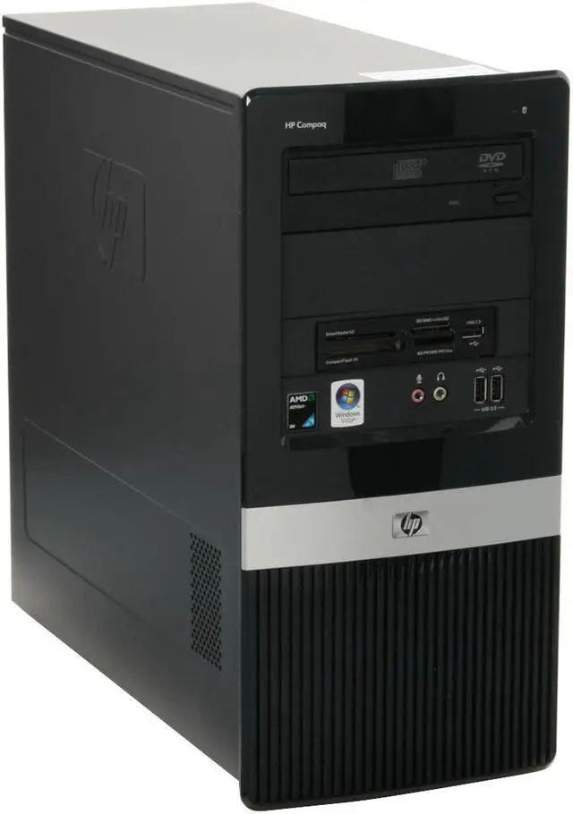 Alt view image 2 of 19 - HP Compaq Desktop PC DX2450(KA574UT#ABA) AMD Athlon X2 4450B 2GB DDR2 80GB HDD NVIDIA GeForce 6150 SE Windows Vista Business / XP Professional downgrade