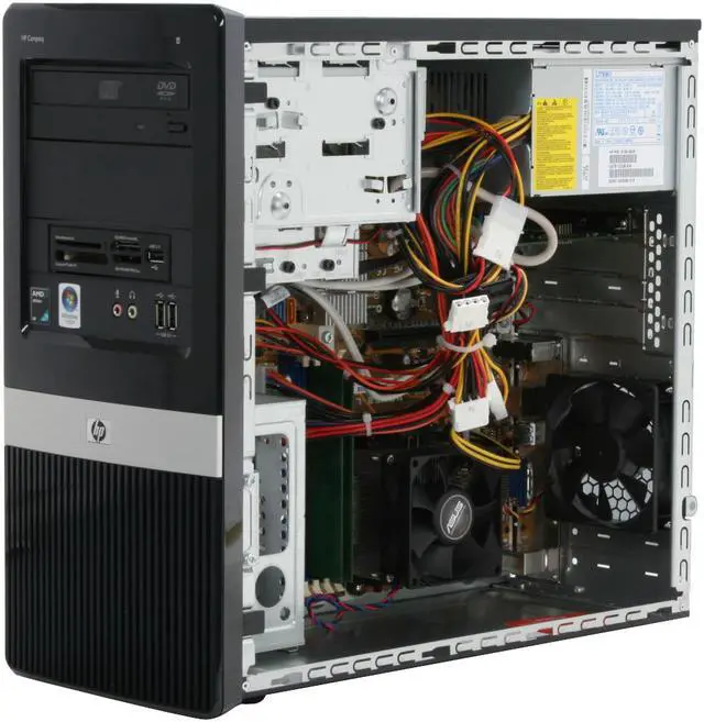 Alt view image 12 of 19 - HP Compaq Desktop PC DX2450(KA574UT#ABA) AMD Athlon X2 4450B 2GB DDR2 80GB HDD NVIDIA GeForce 6150 SE Windows Vista Business / XP Professional downgrade