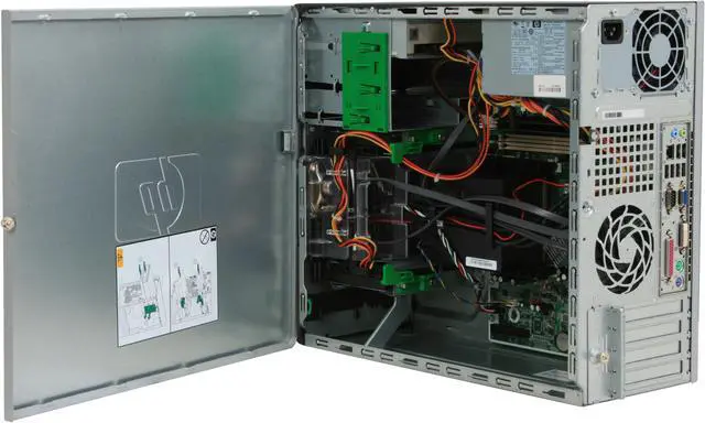 Alt view image 7 of 19 - HP Compaq Desktop PC dc5750(KA620UT#ABA) AMD Athlon X2 5400B 2GB DDR2 500GB HDD ATI Radeon Xpress 1150 Integrated Windows Vista Business / XP Professional downgrade