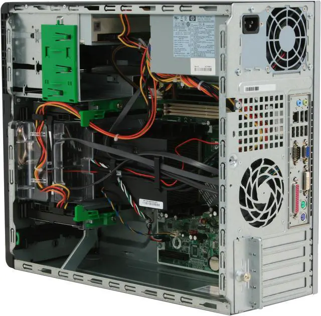 Alt view image 8 of 19 - HP Compaq Desktop PC dc5750(KA620UT#ABA) AMD Athlon X2 5400B 2GB DDR2 500GB HDD ATI Radeon Xpress 1150 Integrated Windows Vista Business / XP Professional downgrade